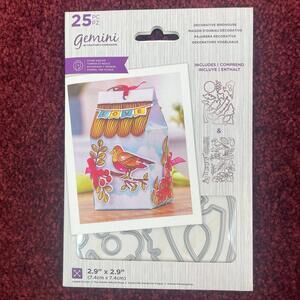 Crafter Companion Gemini Stamp & Die Bird Decorative Birdhouse Love Floral